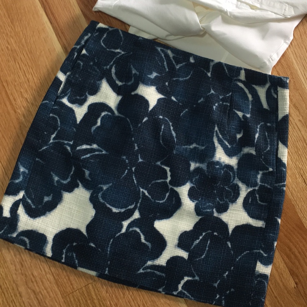 J. Crew Floral Mini Skirt
